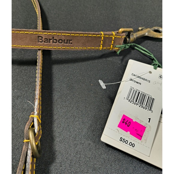 Barbour, Leather Leash, 40.5" Long x 3/4" Wide - Picture 1 of 2